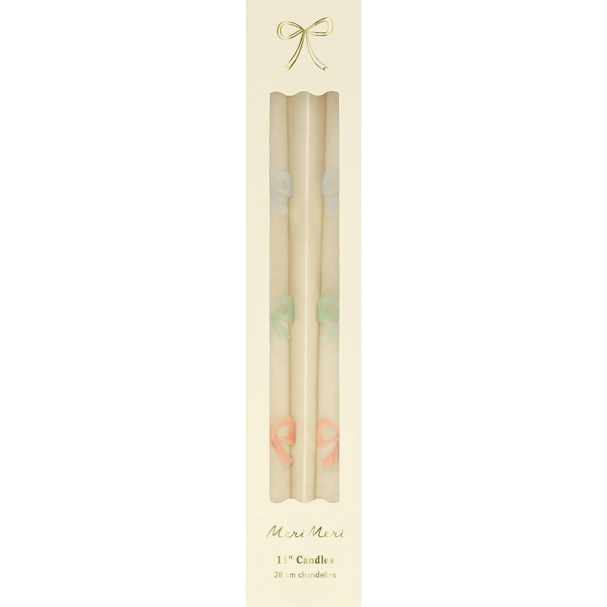 Multi Bow Taper Candles