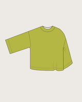 Adult Rory Apple Green Cotton Rib Tee