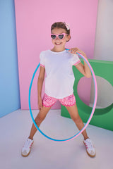 Ric Rac Shorts - Matisse Blooms Pink