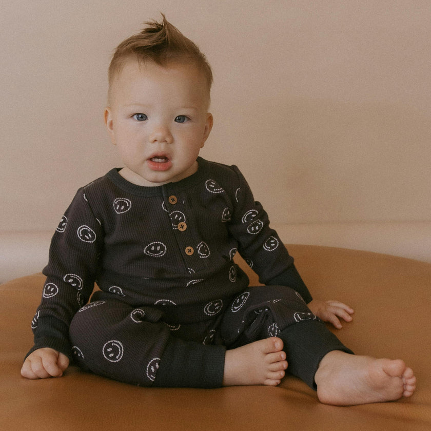 Organic Button Romper