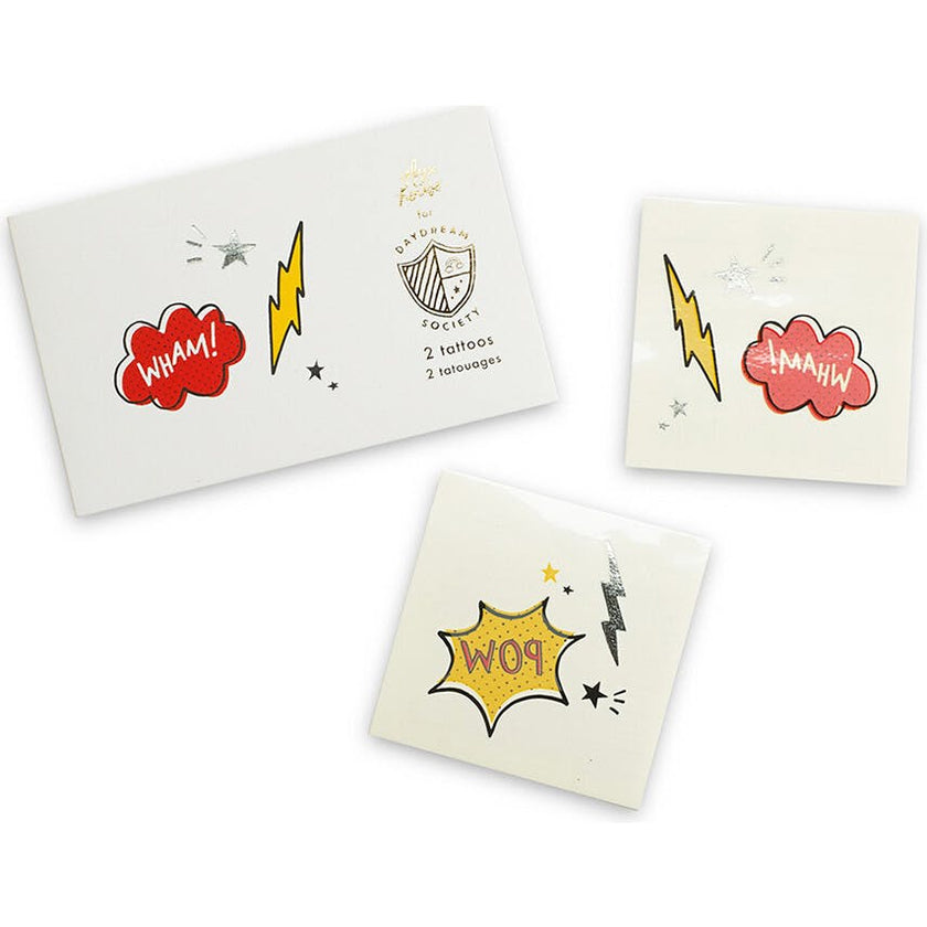 Superhero Temporary Tattoos