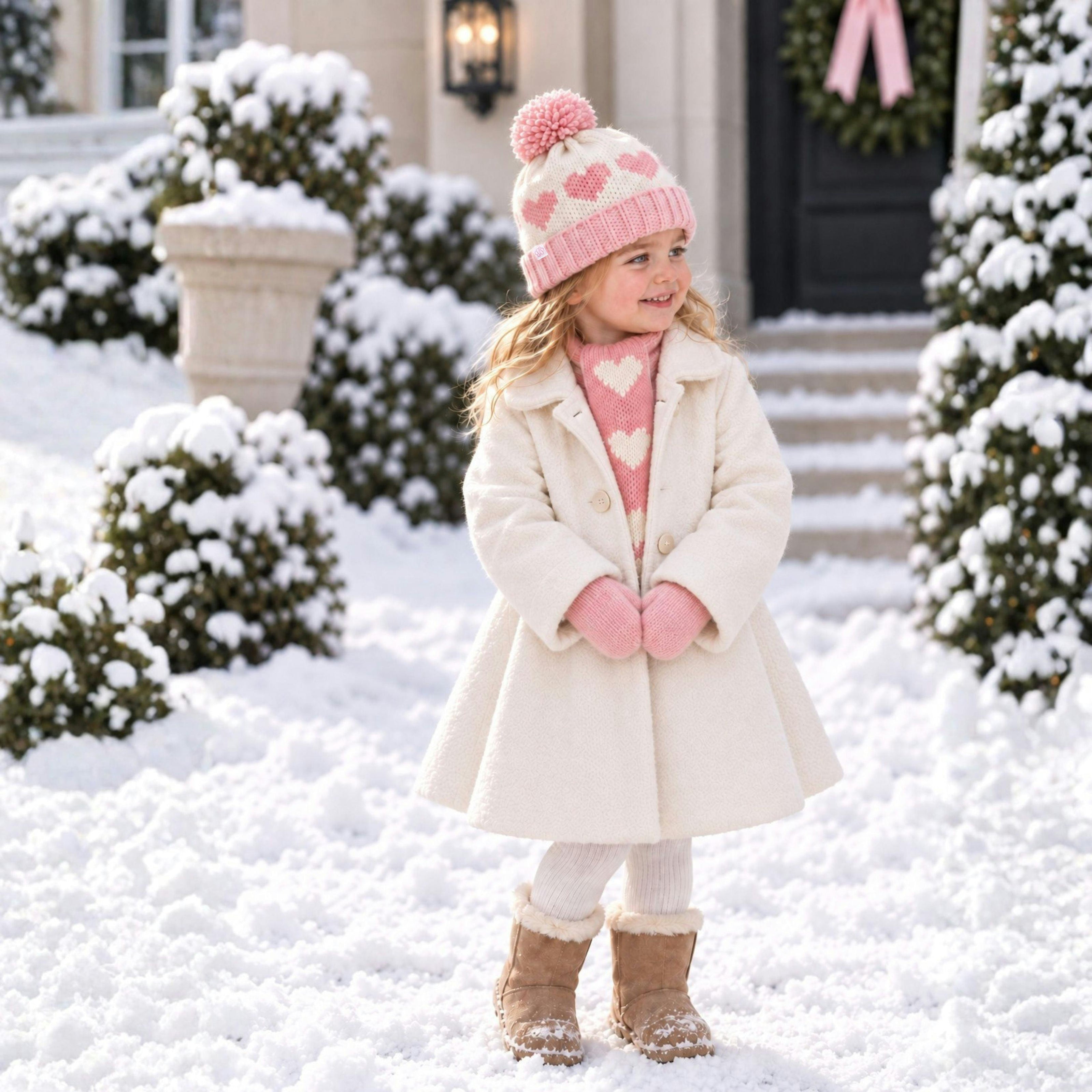 Hearts Knit Accessories Bundle