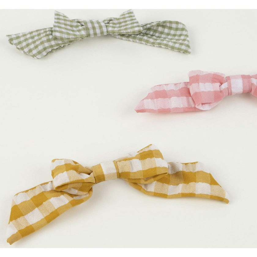 Gingham Hair Bows