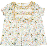 Yellow Floral Corduroy Set