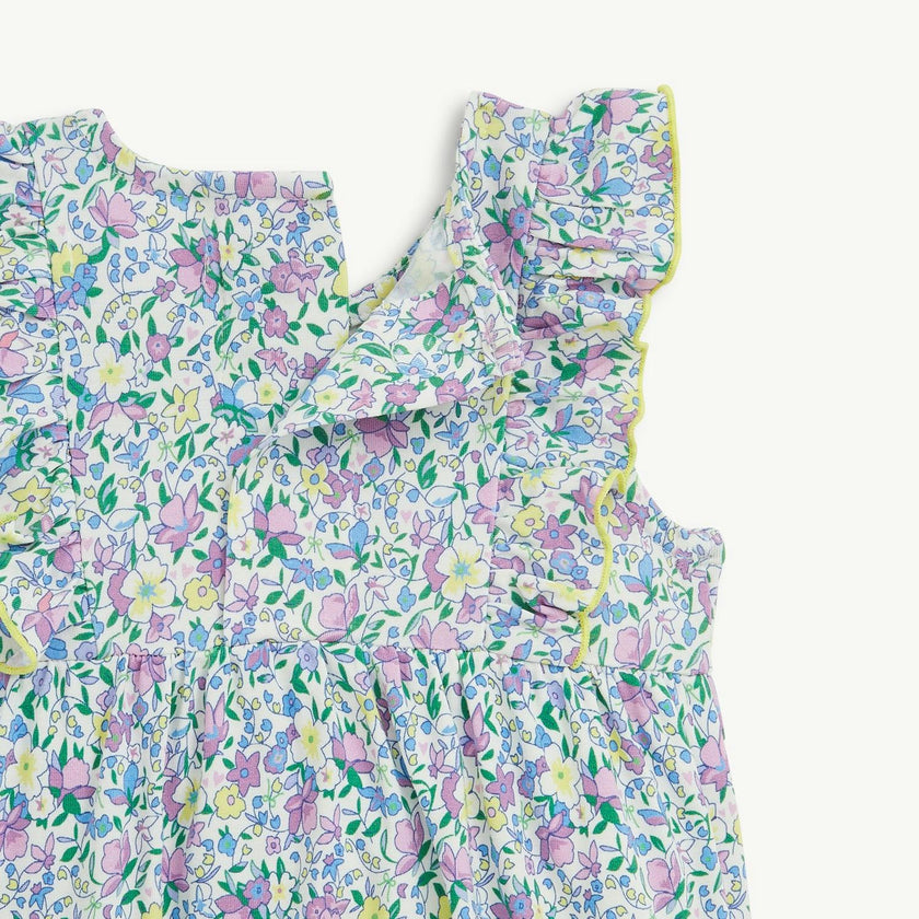 Magnetic Ruffle Bubble Romper