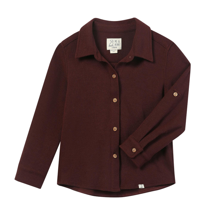COLUMBIA Burgundy Jersey Shirt