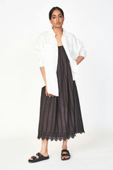 Zuma Dress in Black Vine Eyelet