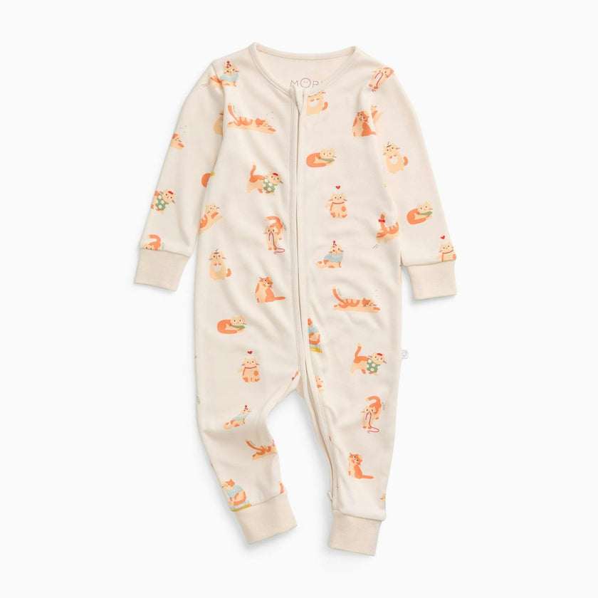 Cat Nap Clever Zip Romper