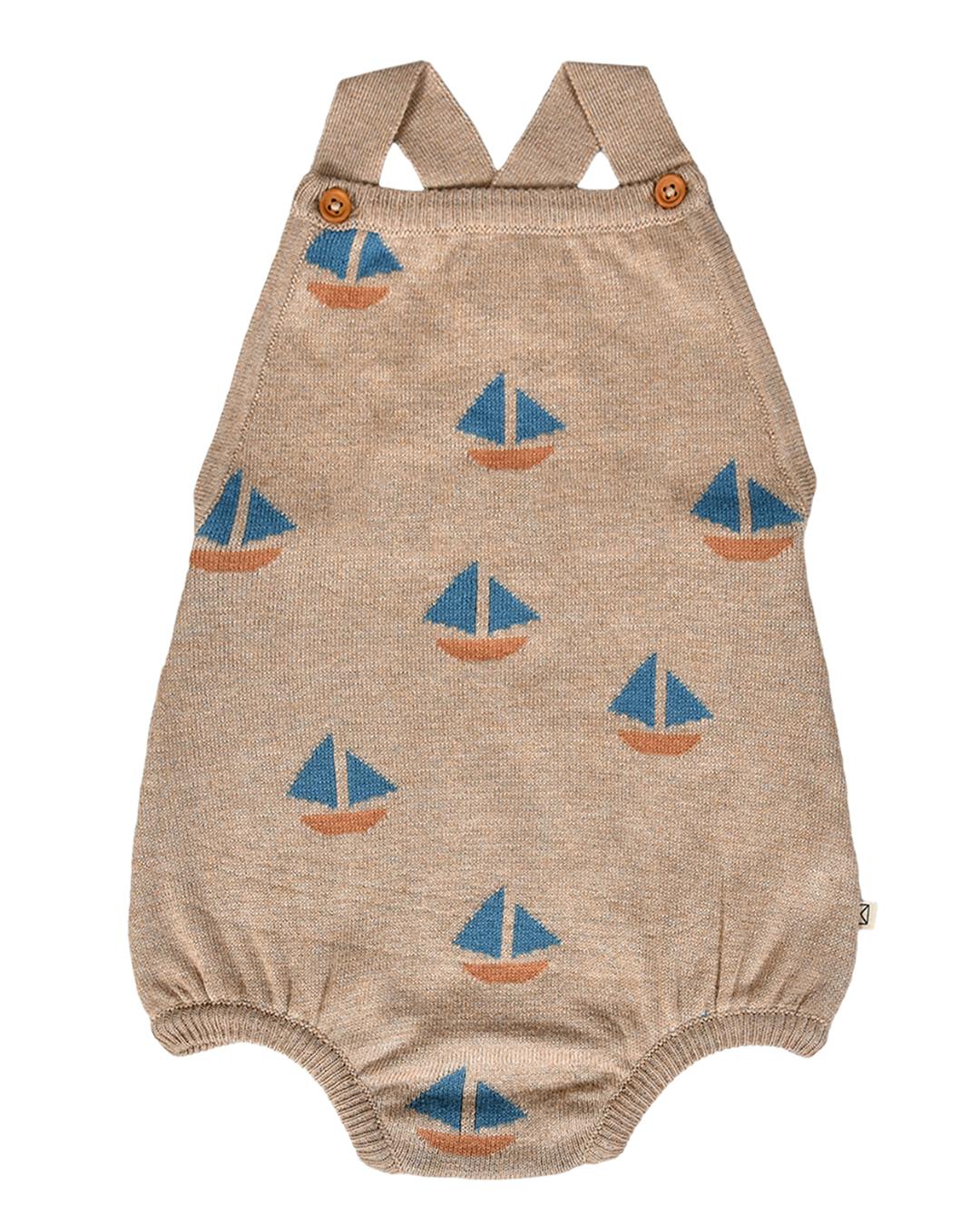 Frankie Romper Sand Dollar