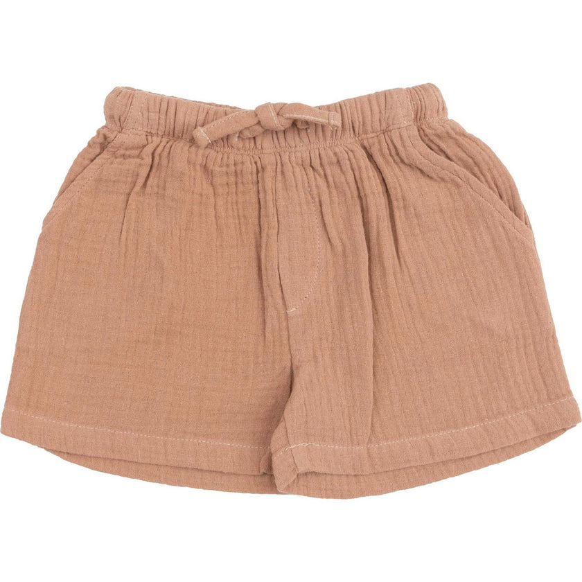 Short - Solid Muslin Camel