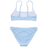 Seaside Gingham Teen Crop Bikini