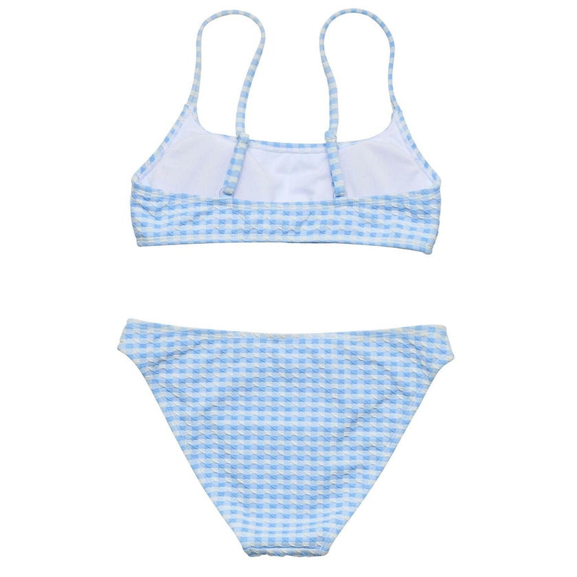 Seaside Gingham Teen Crop Bikini