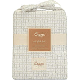 Cove Fitted Crib Sheet (Hashtag)