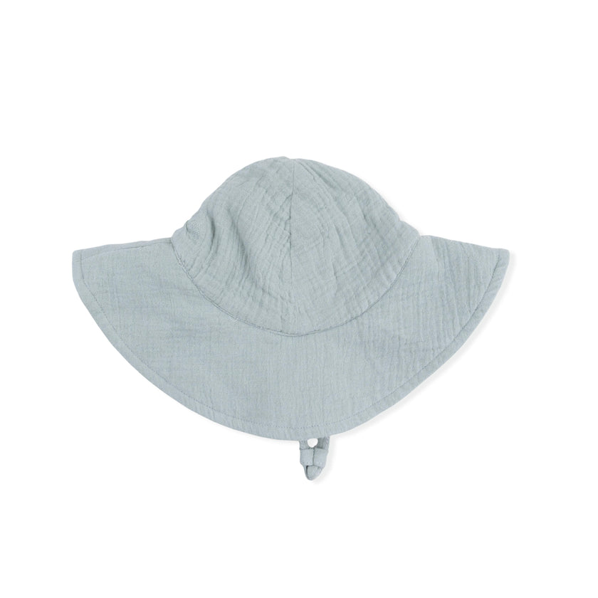 Solid Muslin Jadeite - Wide Brim Sun Hat