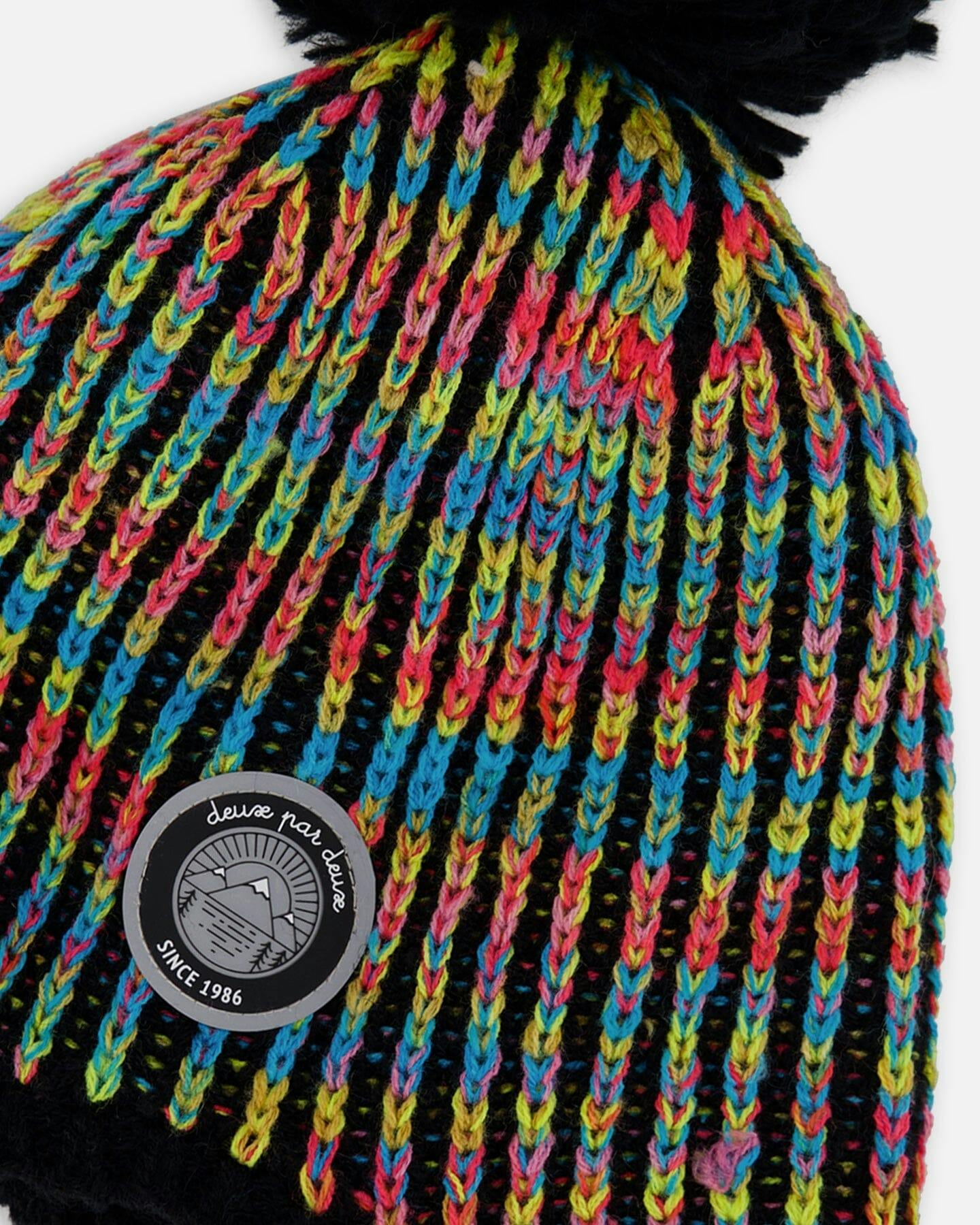 Lined Peruvian Knit Pompom Hat