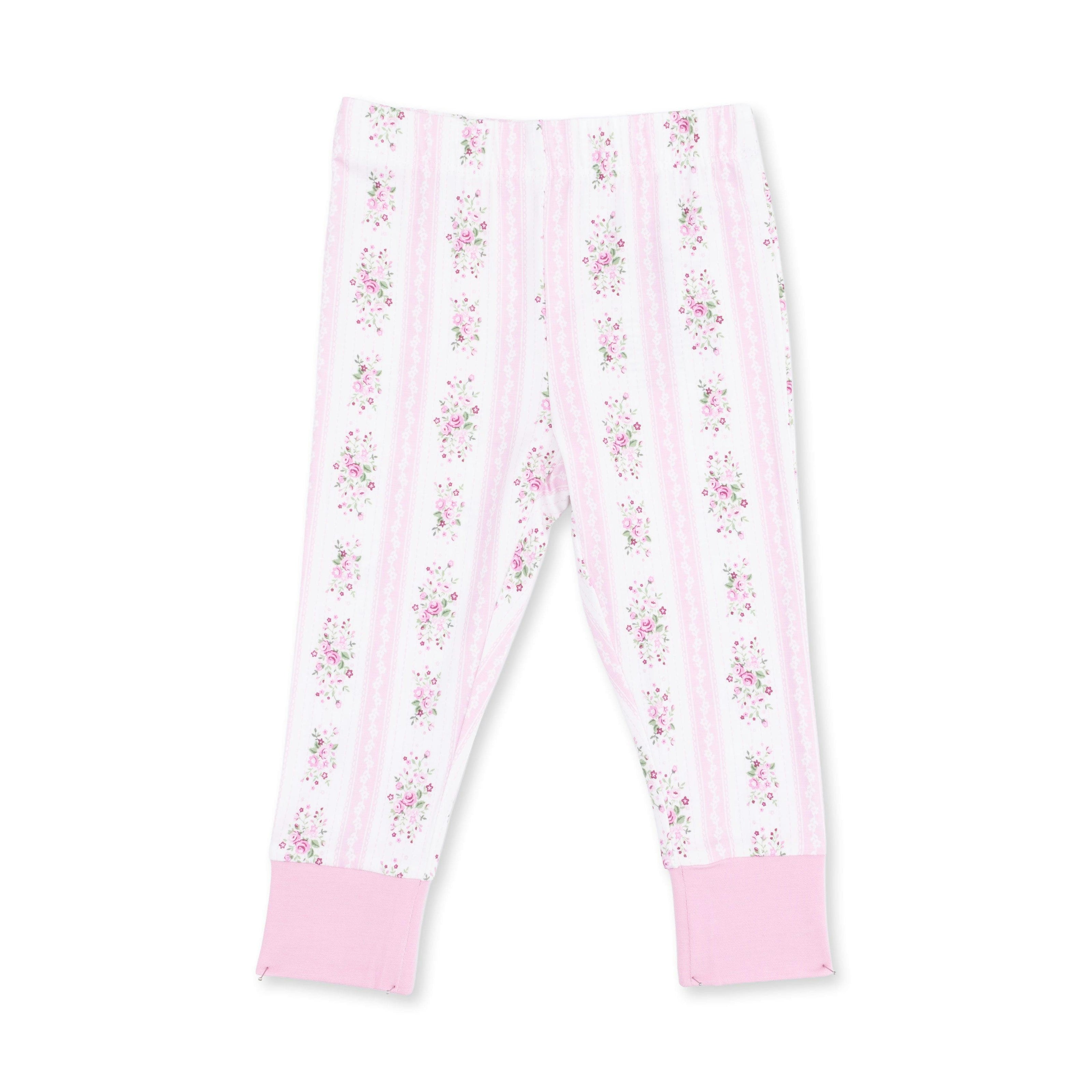 Bella Rose Stripe - Long Sleeve Loungewear Set
