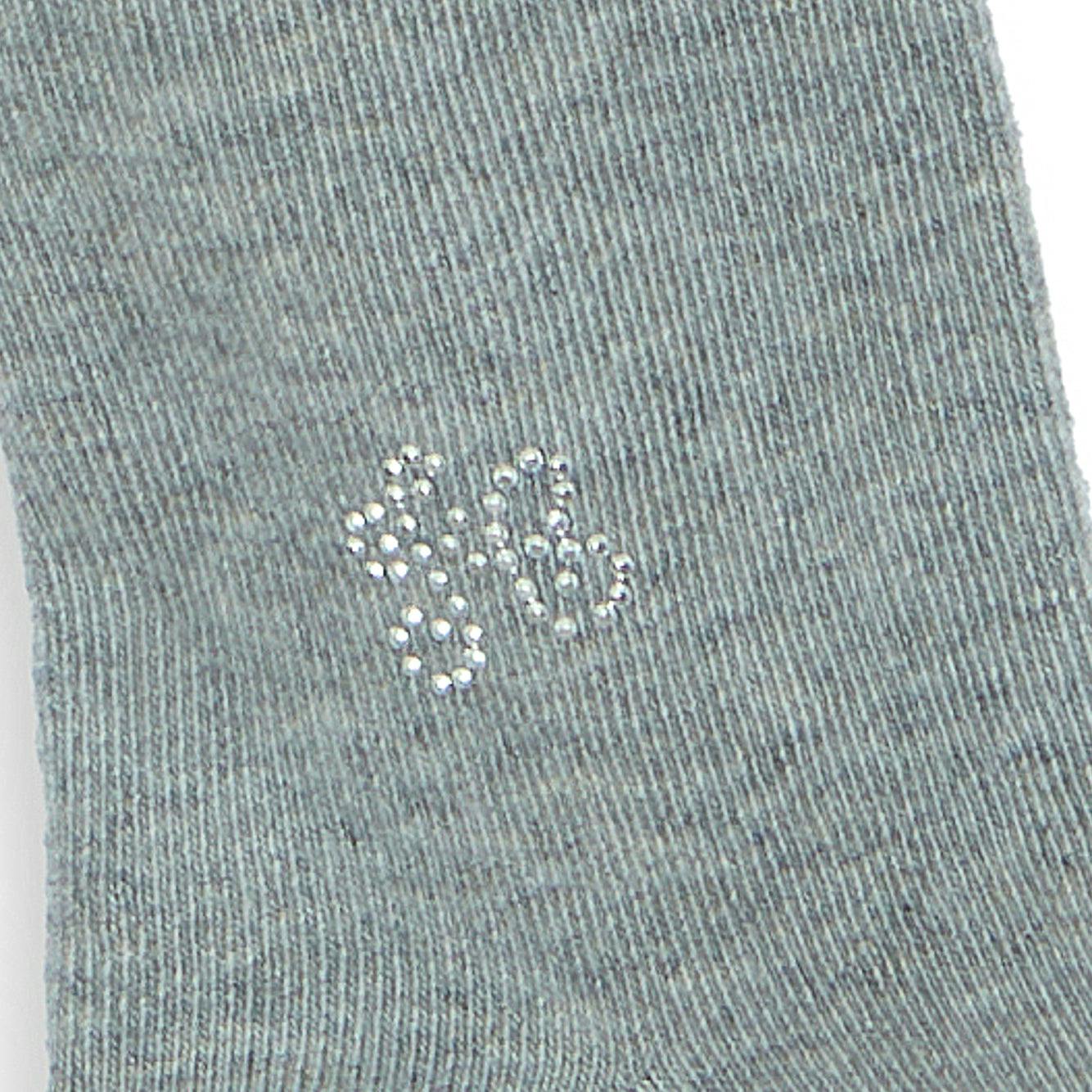 TARTINE ET CHOCOLAT Embellished Tights - Gris Moyen Chiné