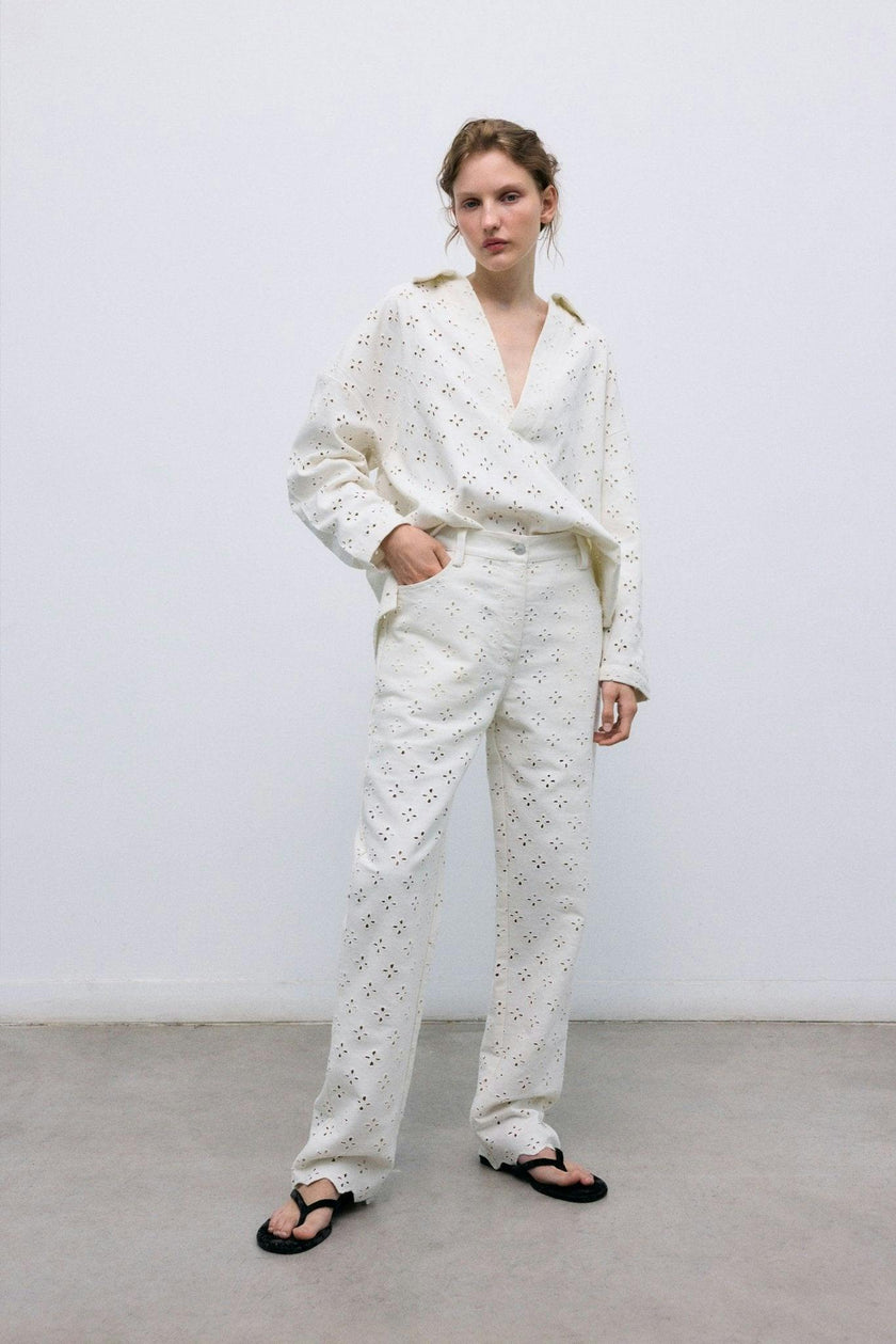 Camelia Woman Pant Pure Cloud Denim