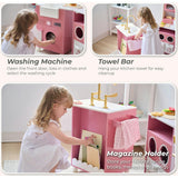 Teamson Kids Little Chef Savannah Wooden Play Kitchen With 21 Accessories