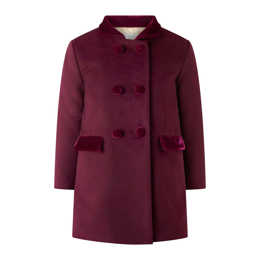 Burgundy Dress Coat