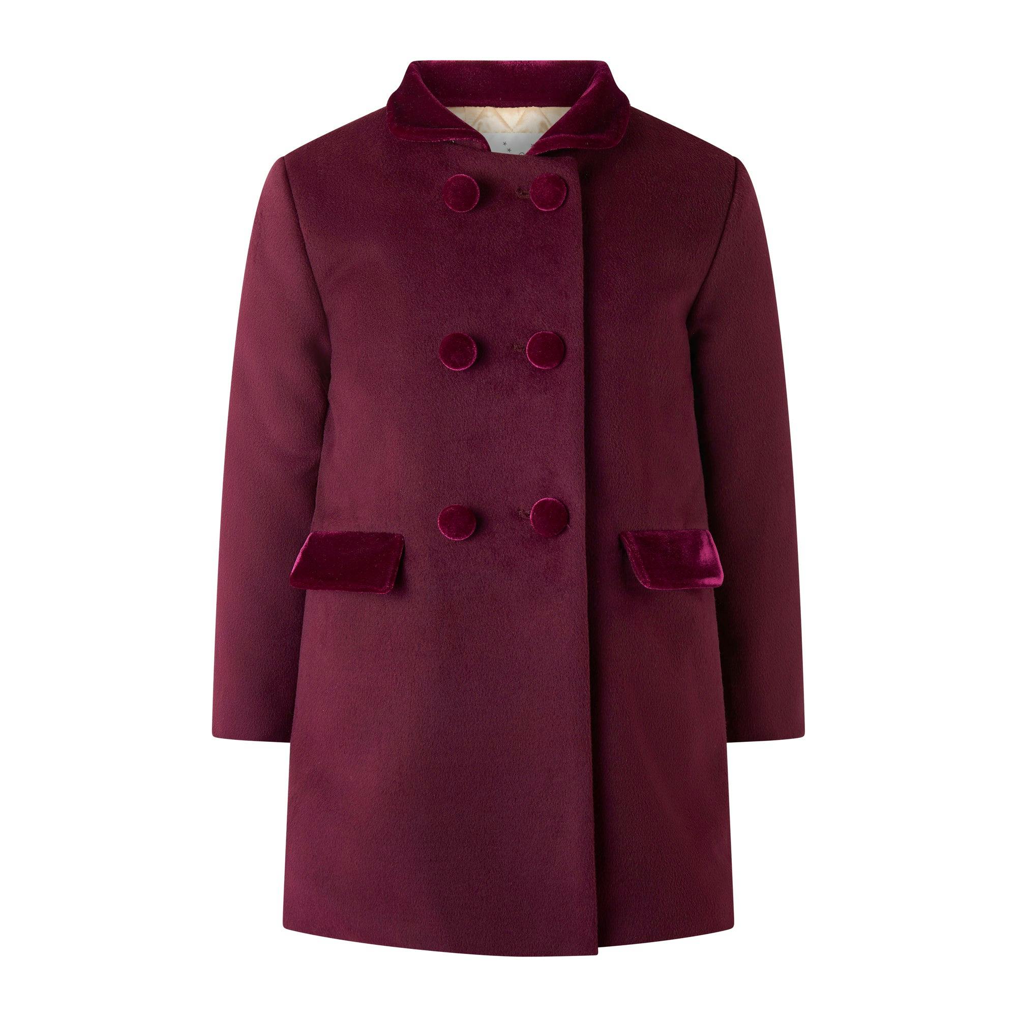 Burgundy Dress Coat