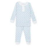 Alden Girls' Pajama Pant Set - Tennis Match Pink