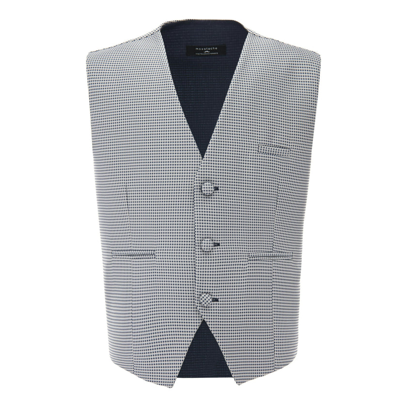 Gray Pin Vest and Bowtie