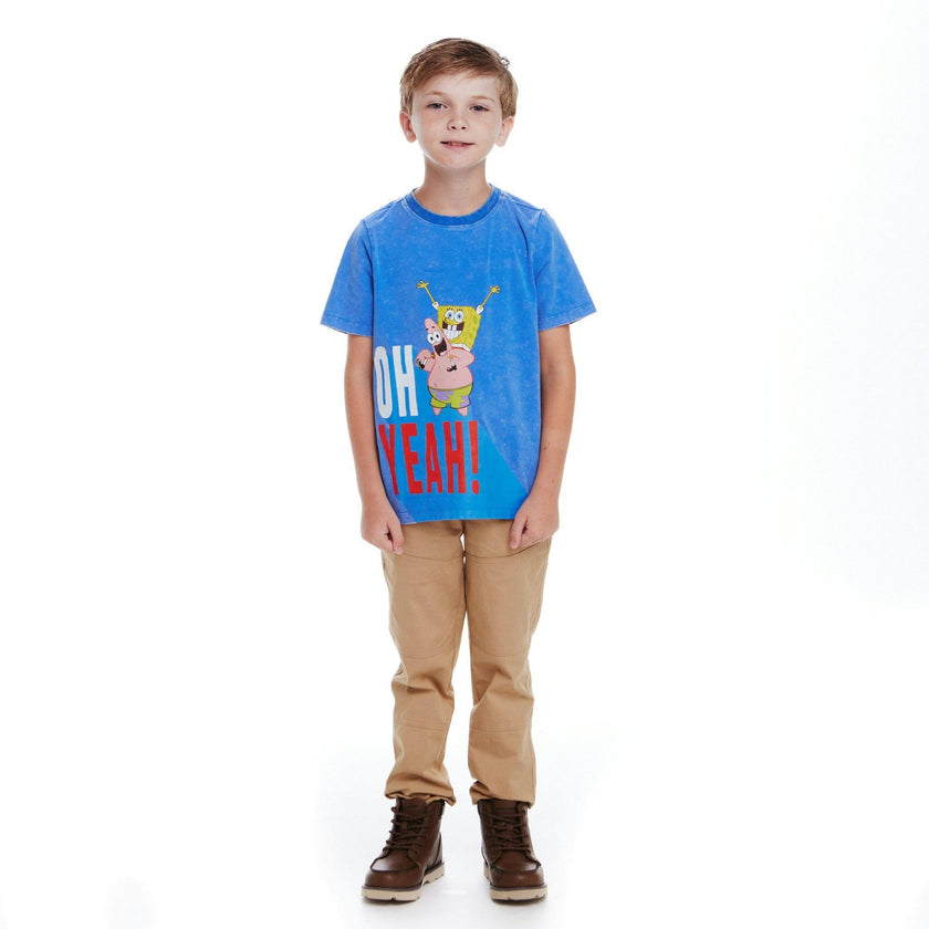 SpongeBob SquarePants™ x Andy & Evan® | Kids (2-12) Acid Wash Besties Tee