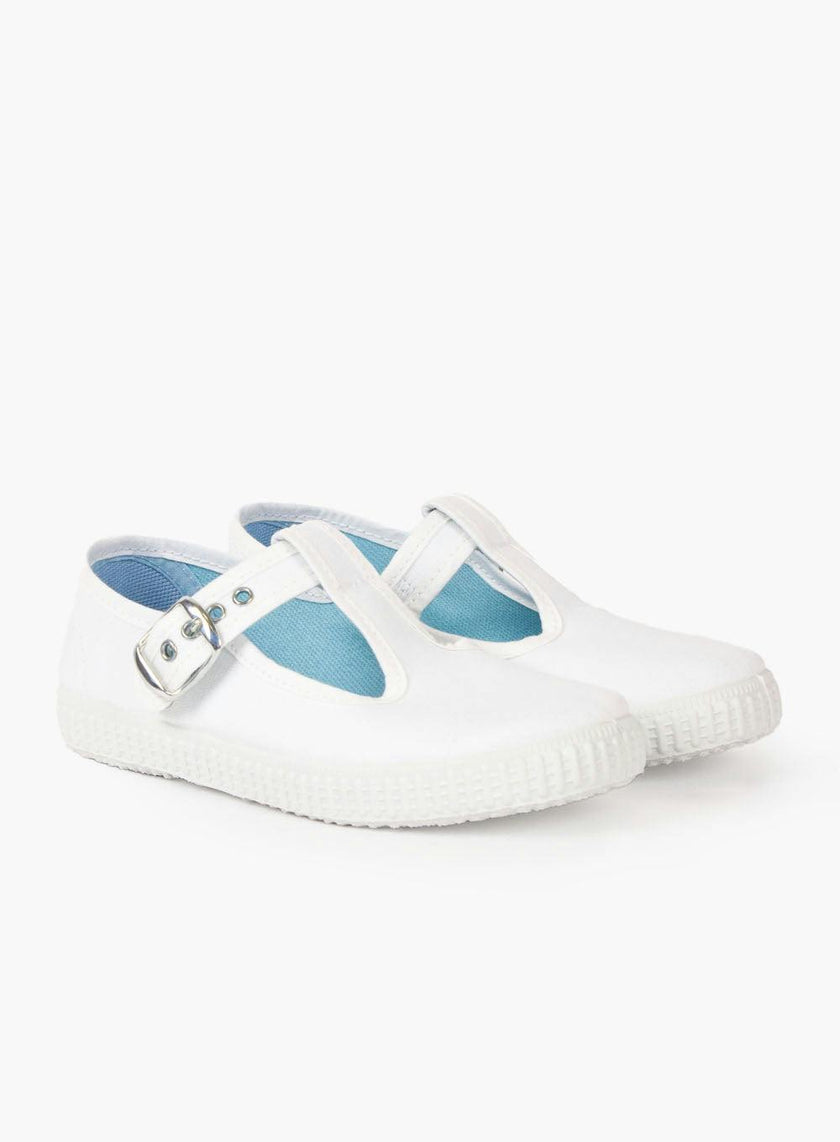 Hampton Canvas Nantucket Shoes in White