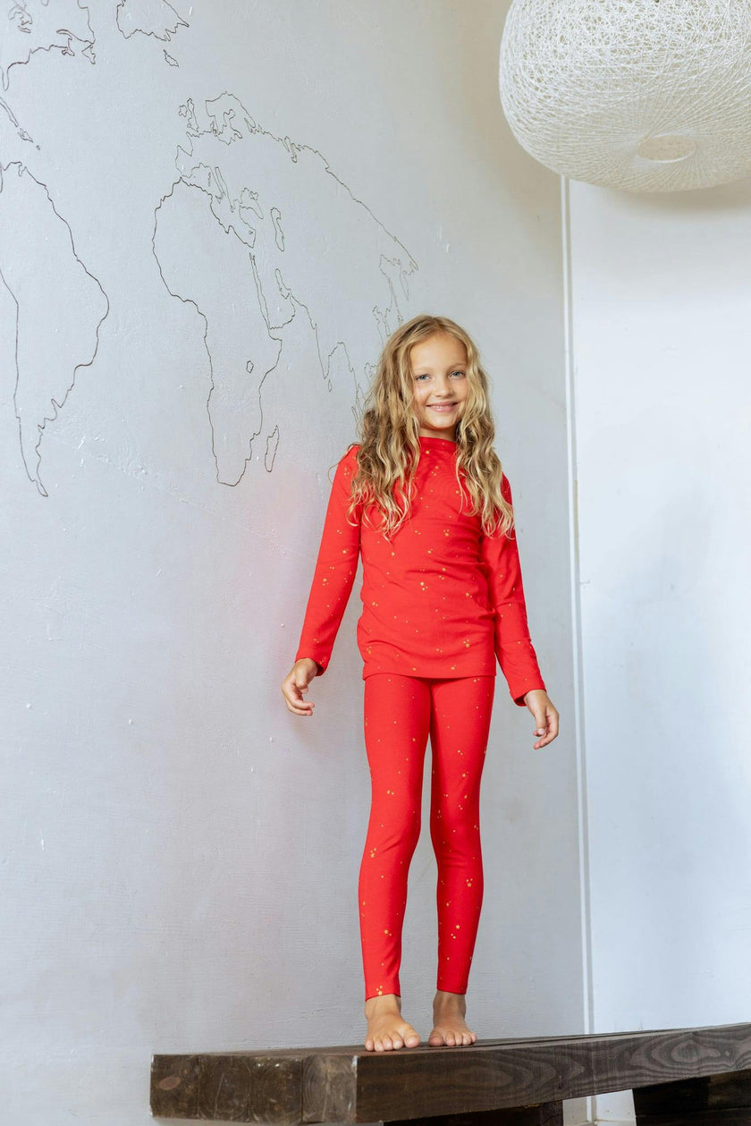 Bamboo Star Print Loungewear Set