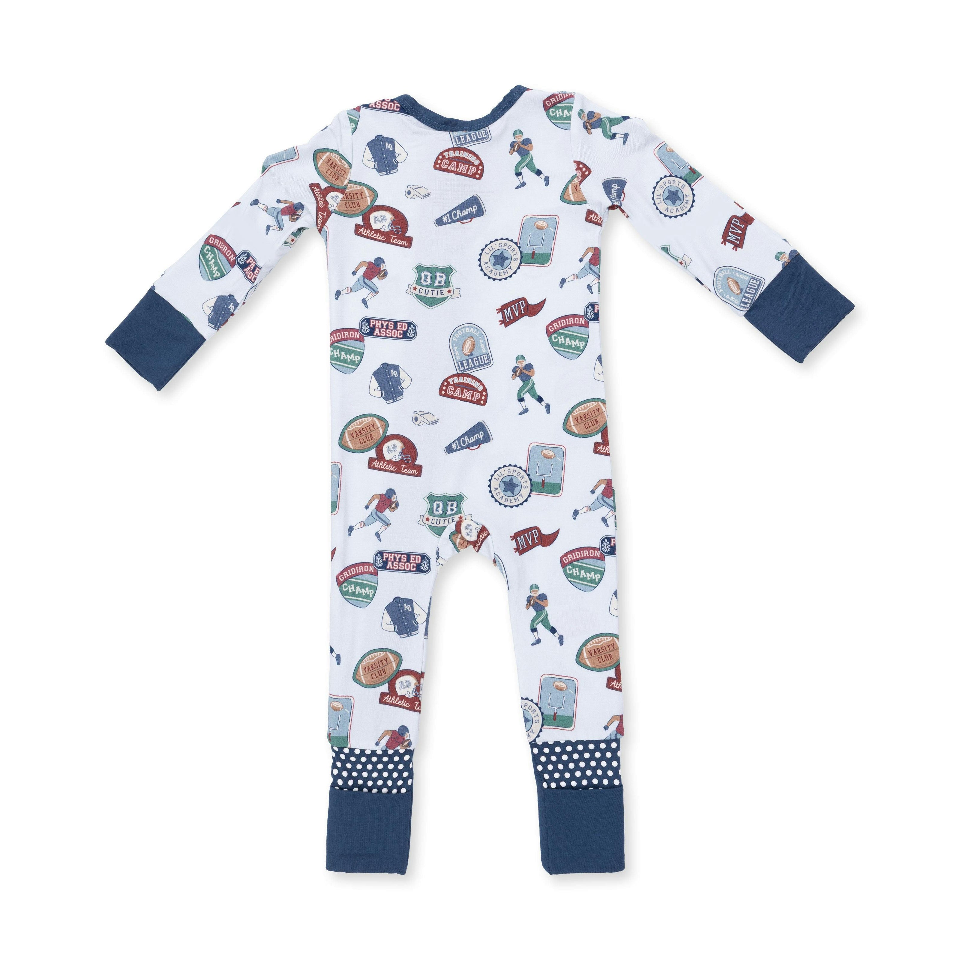 Football Patches - Convertible Romper