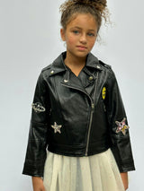 Whatever Beaded Leather Jacket