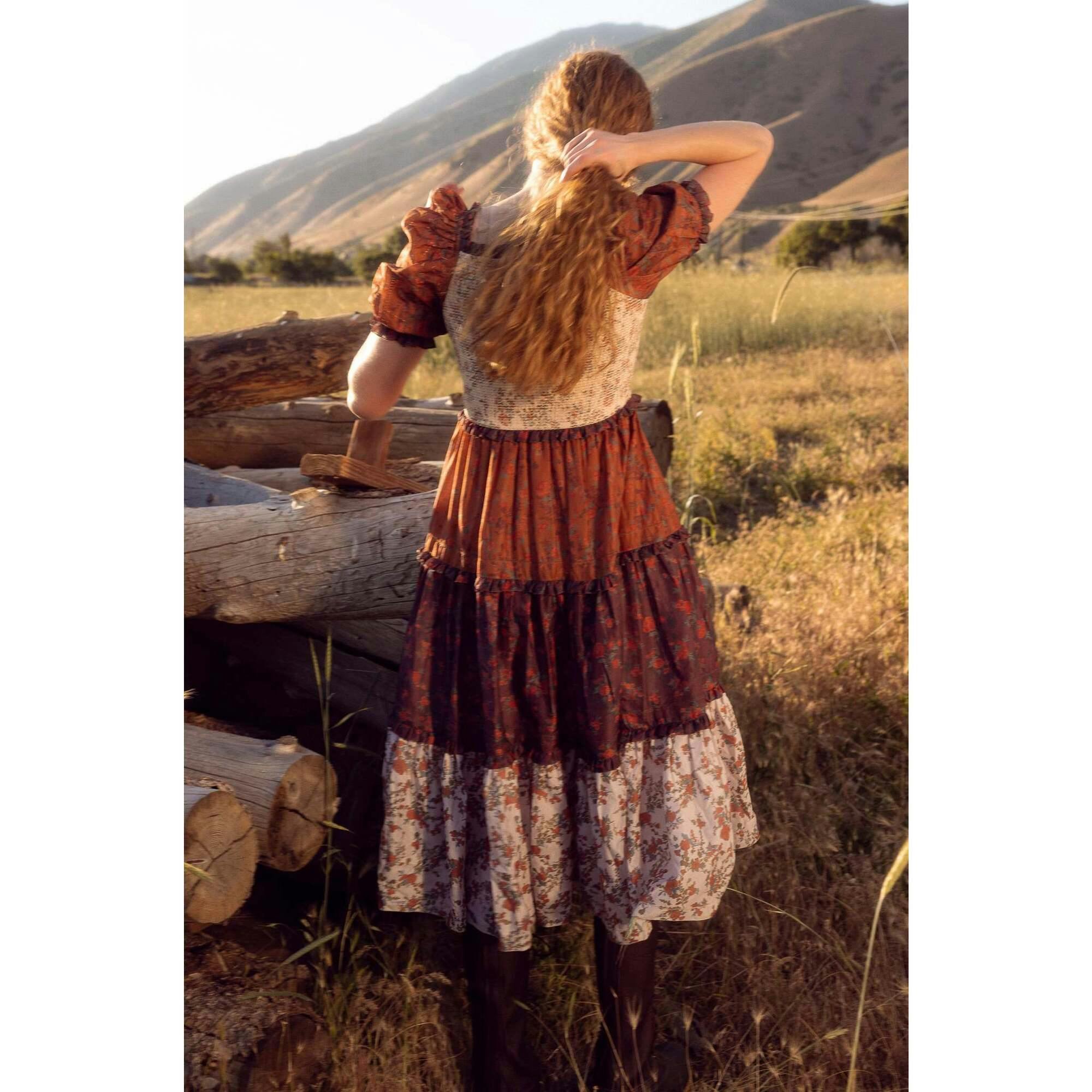 Emily Dress in Fall Floral
