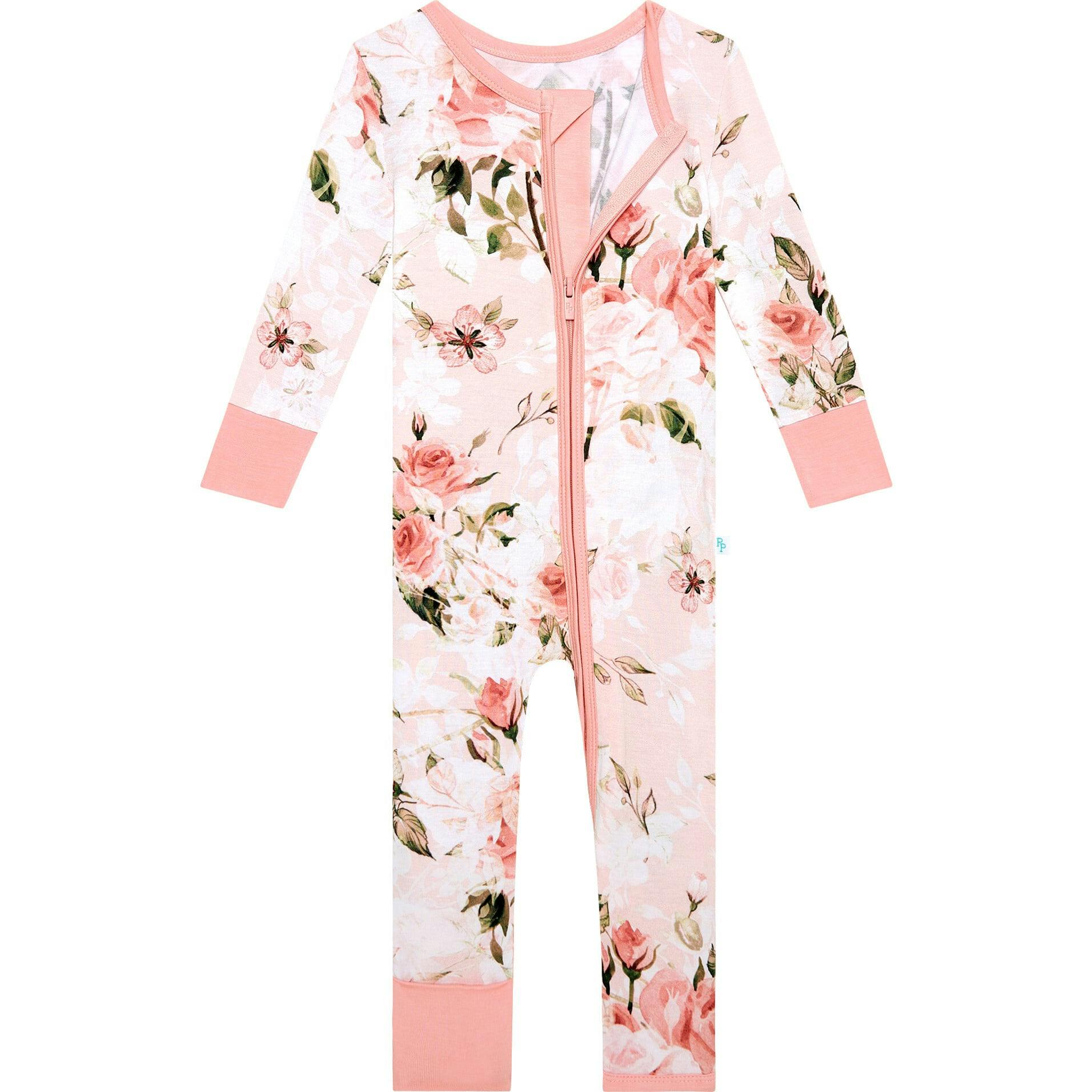 Vintage Pink Rose Convertible One Piece