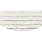 Arona Round Woolable Rug With Tri-Color Tassels