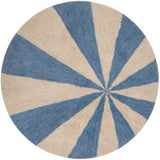 Beach Ball Washable Round Wool Rug