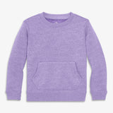 Kids cozy fleece crewneck sweatshirt