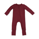 Solid Oxblood Red - Convertible Romper