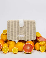 THE SNACKER - WHITE WICKER
