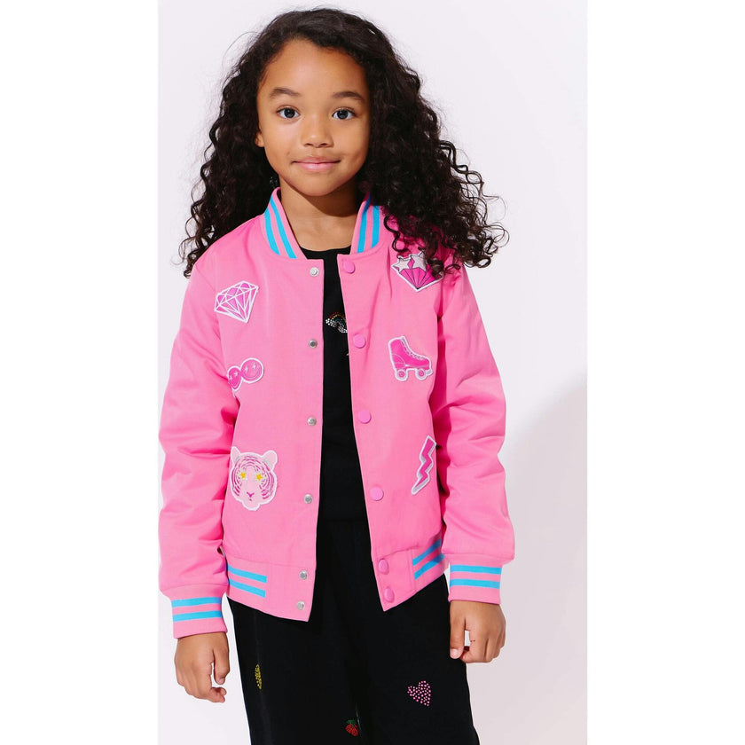 Crystal Butterfly Patch Jacket