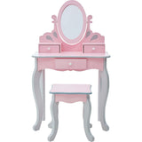Teamson Kids Wooden Princess Rapunzel 2-pc. Vanity Set