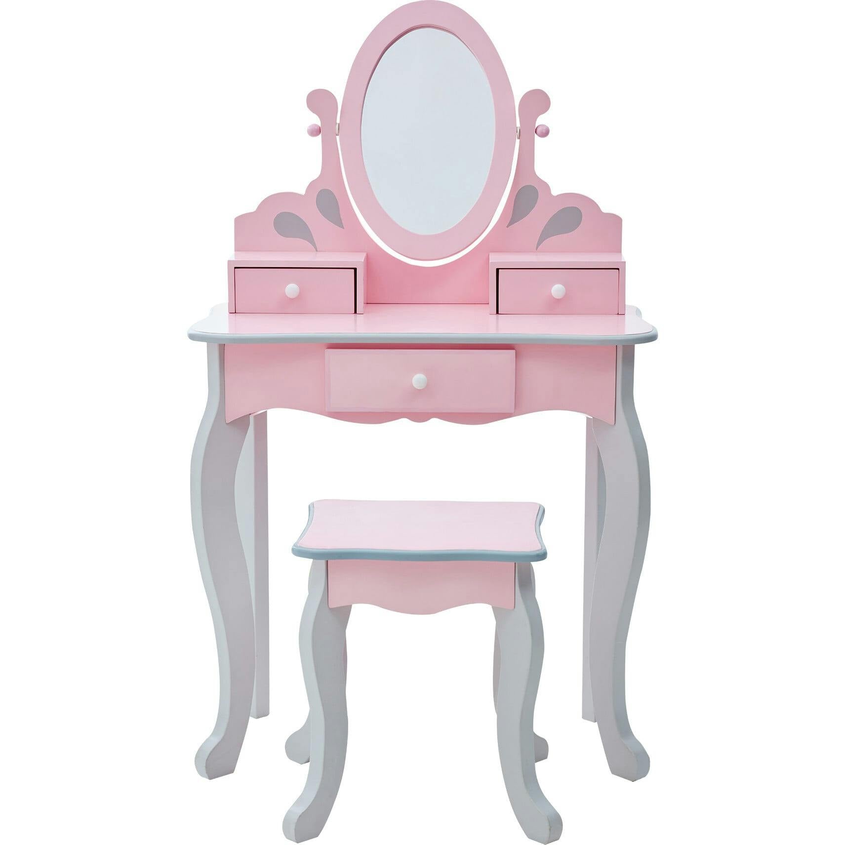Teamson Kids Wooden Princess Rapunzel 2-pc. Vanity Set