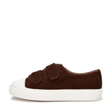 Jessie Double Velcro Strap Suede  Sneakers