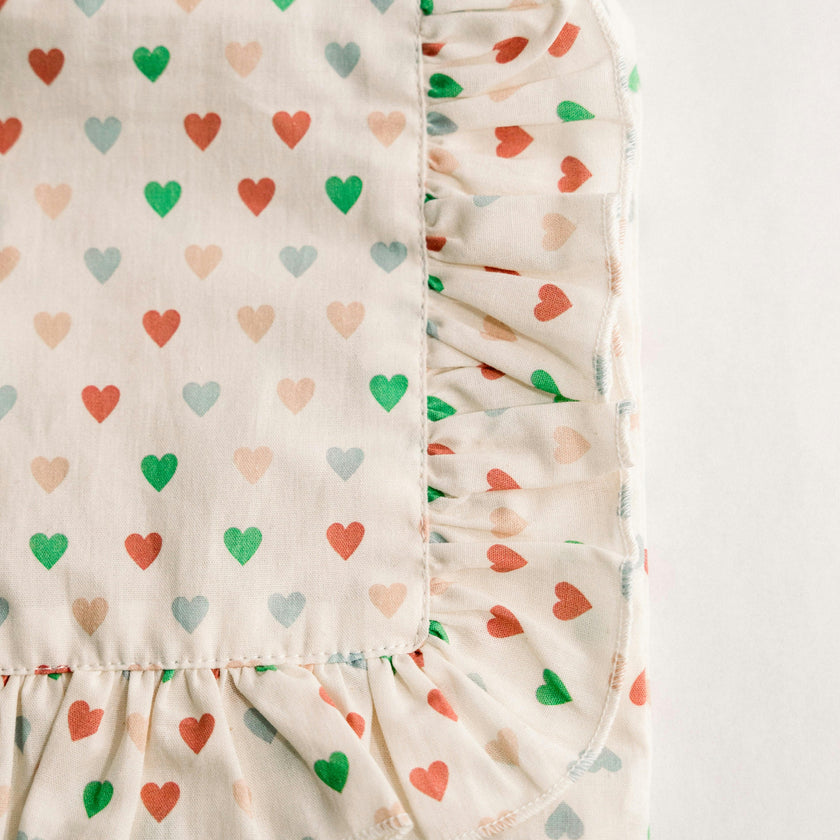 Love In Bloom Timless Floral Ruffle Zipper Pouch