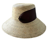 Clematis Bucket Hat (PreOrder Shipping June 15th) - Chocolate Brown Wide & Short Grosgrain Ribbon