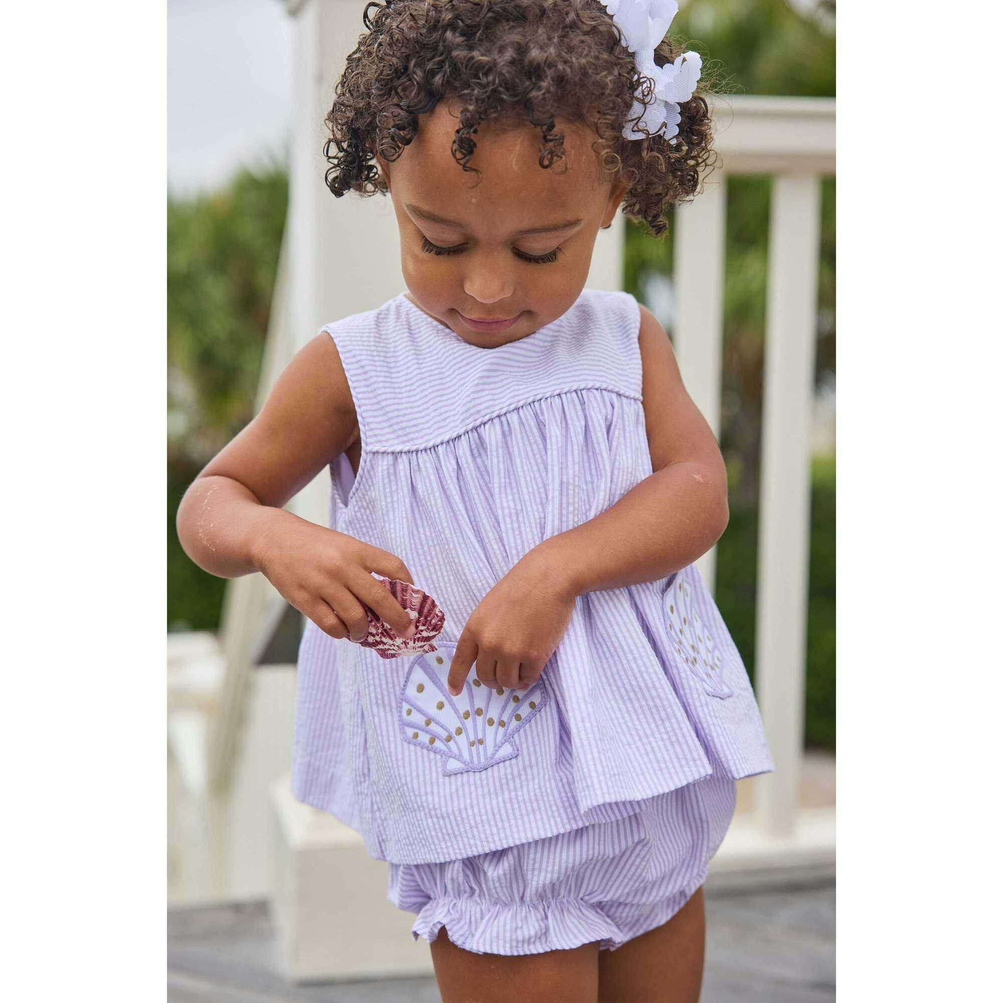 Applique Pocket Diaper Set - Sea Shells