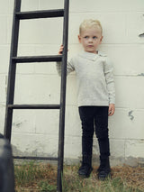 Boys Velour Straight Leg Dress Pants