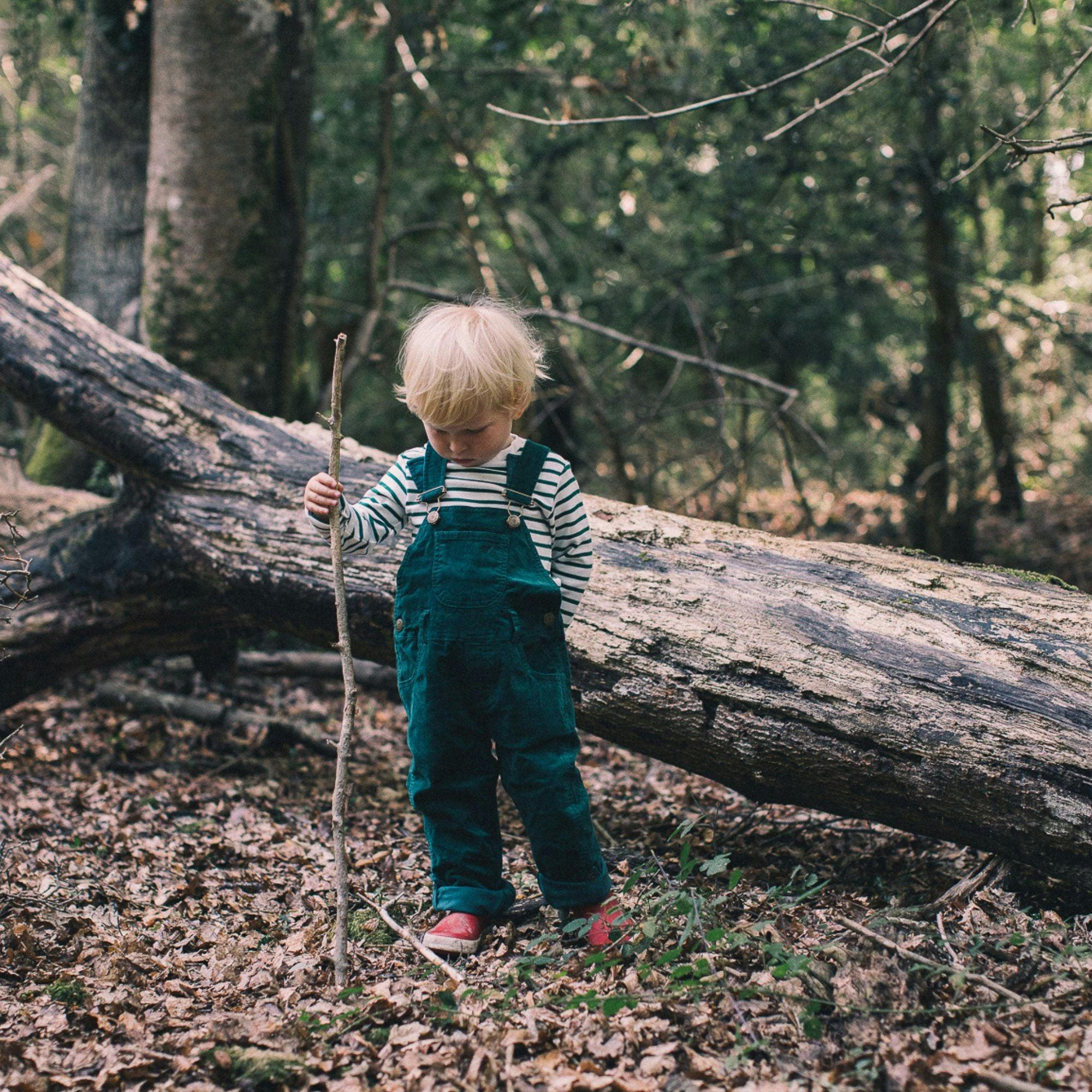 Evergreen Corduroy Overalls