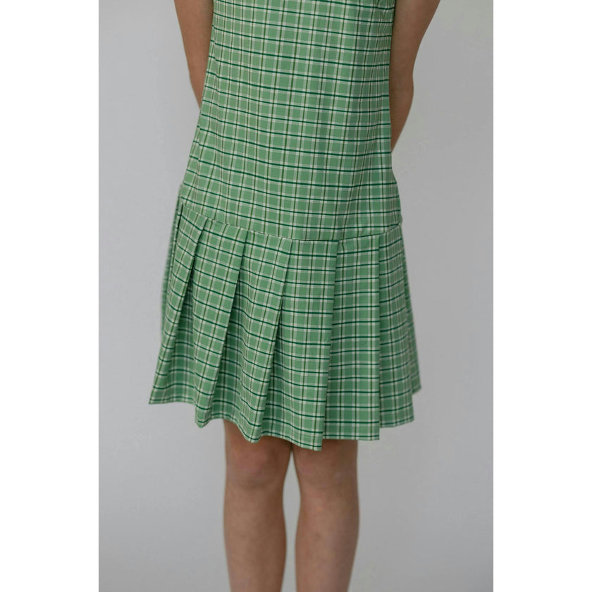 Tennis Dress in Apple Check