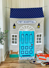 Pet Hospital Doorway Tent with Play Accessories